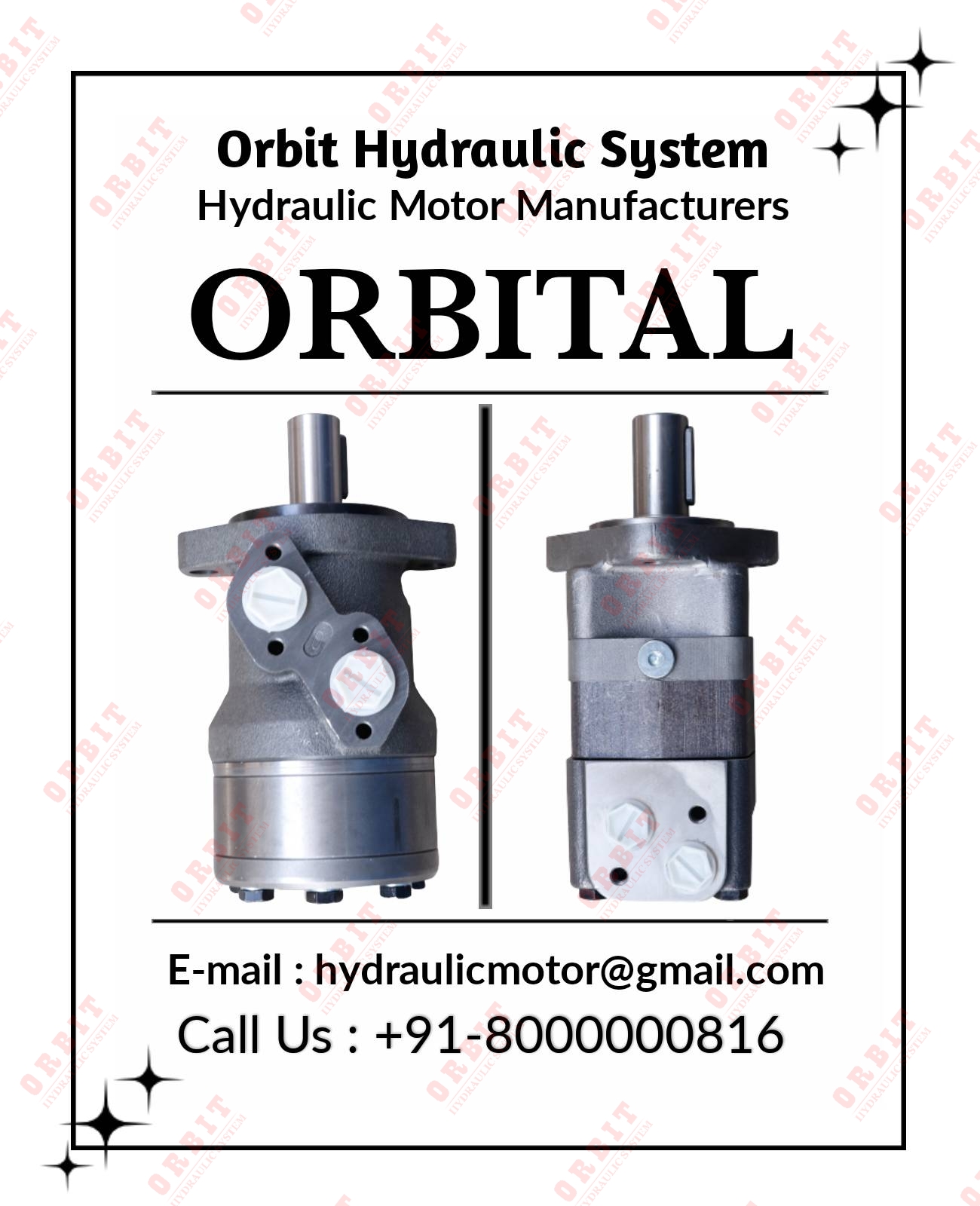 Orbital Motors Type OMP-X and OMR-X Technical Information