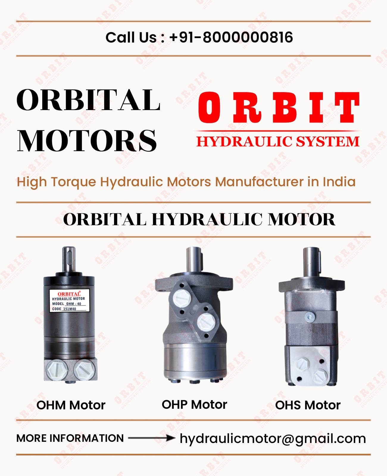 OMRX-50 83063080 White Hydraulic Motor In Ahmedabad Bangalore Hyderabad Nashik Indore Jaipur Delhi Kolkata Vasai Thane Coimbatore India