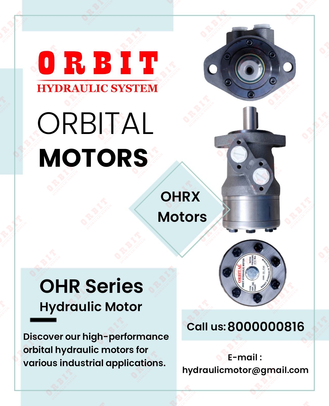 OMRX-50 11185473 White Hydraulic Motor